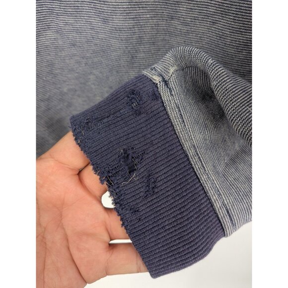 Under Armour ColdGear Hoodie Men Size L Fitted Pullover Athletic Distress Grunge - Picture 3 of 14